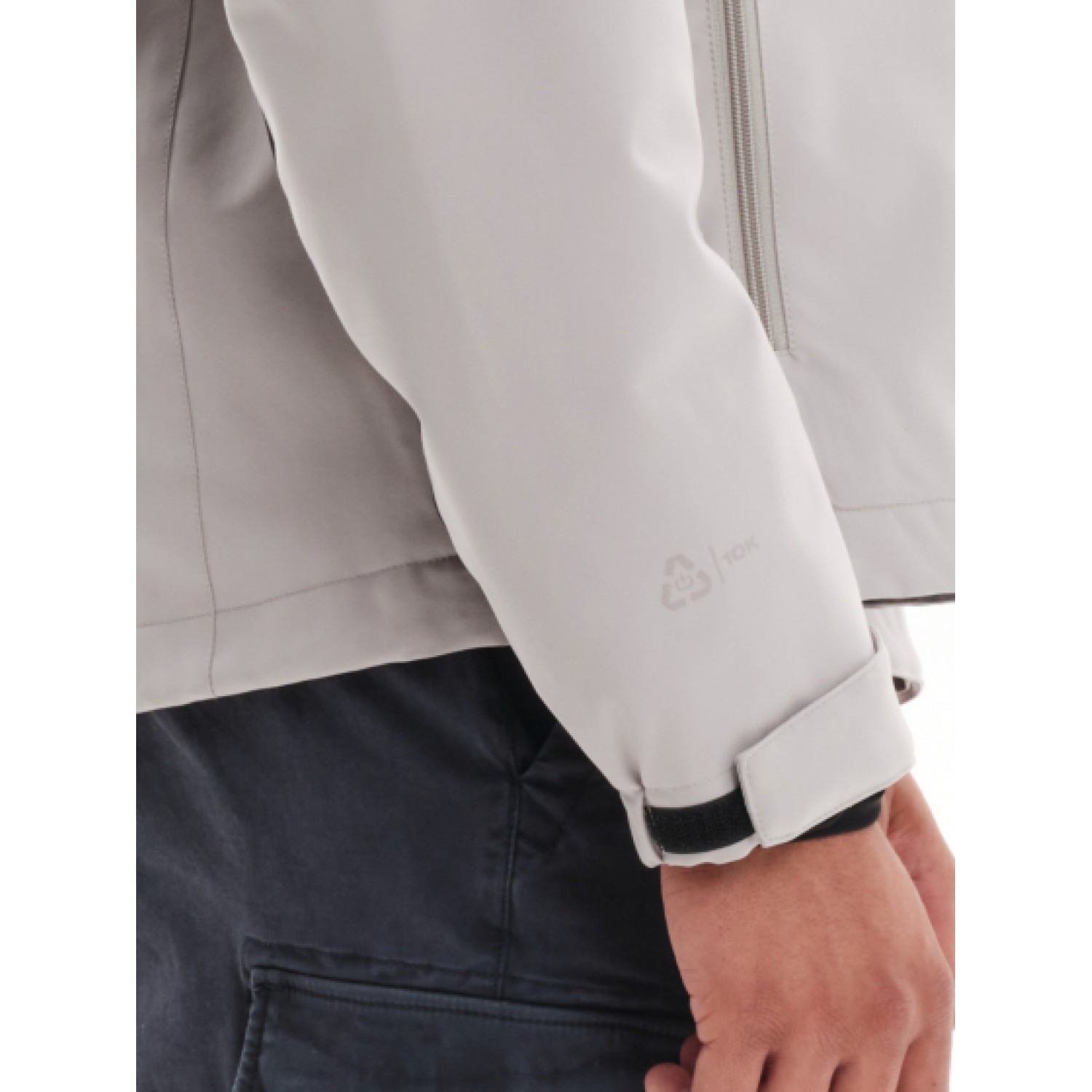 Emerson Ανδρικό Μπουφάν με Κουκούλα 232.EM10.10 Beige/Black Κανονική Εφαρμογή 