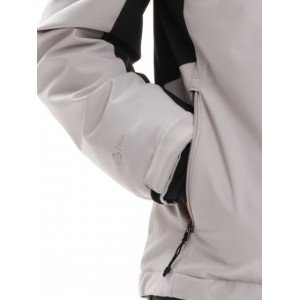 Emerson Ανδρικό Μπουφάν με Κουκούλα 232.EM10.10 Beige/Black Κανονική Εφαρμογή 