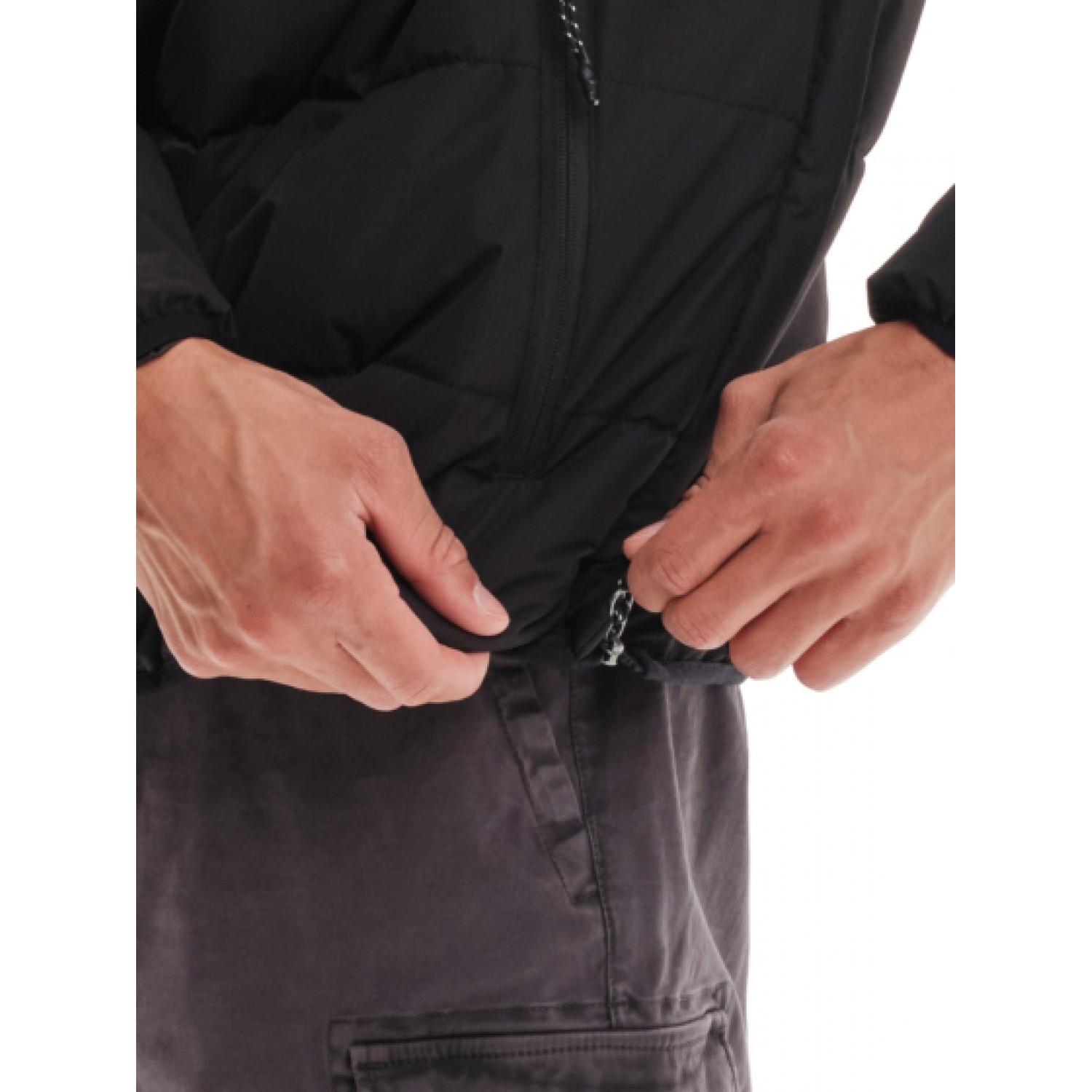 Emerson Ανδρικό Μπουφάν Puffer με αποσπώμενη κουκούλα 232.EM10.69 Black