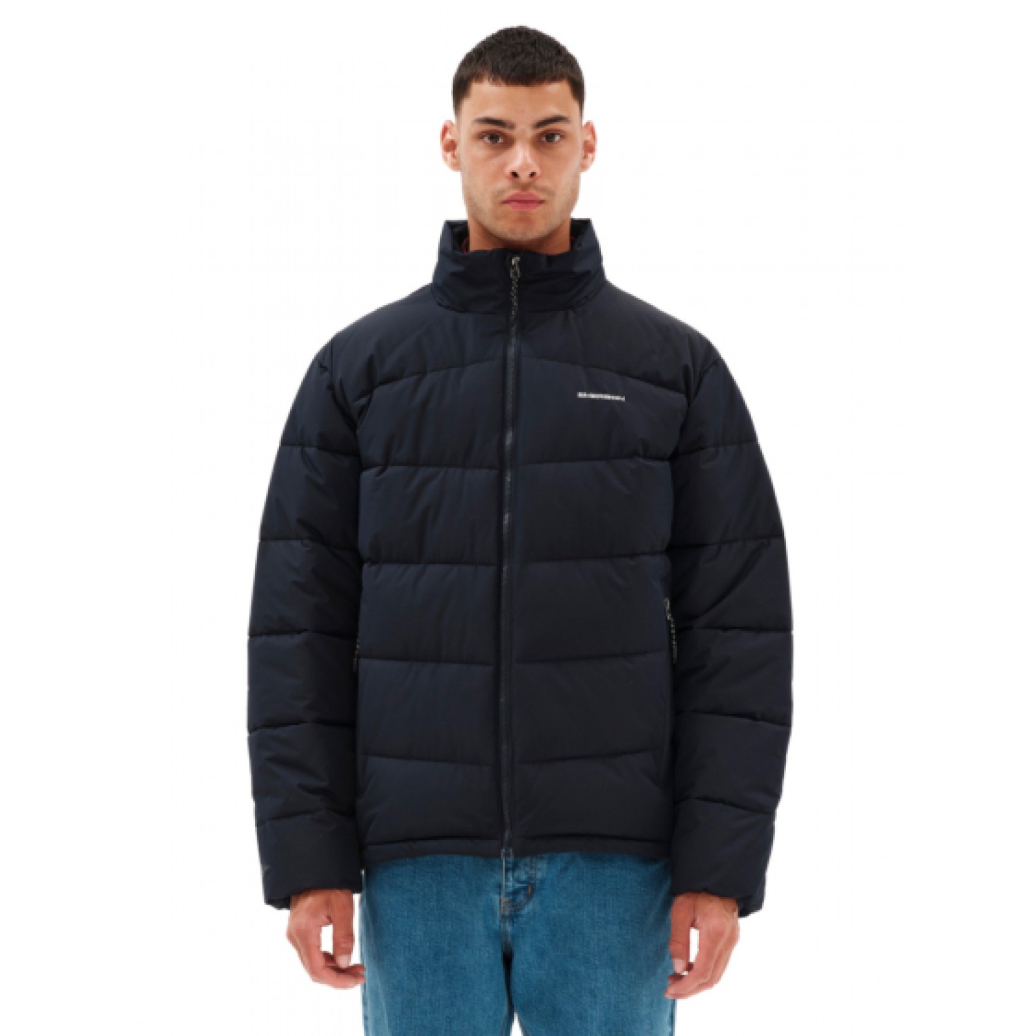 Emerson Ανδρικό Μπουφάν Puffer με κρυφή κουκούλα 232.EM10.71 Navy Blue