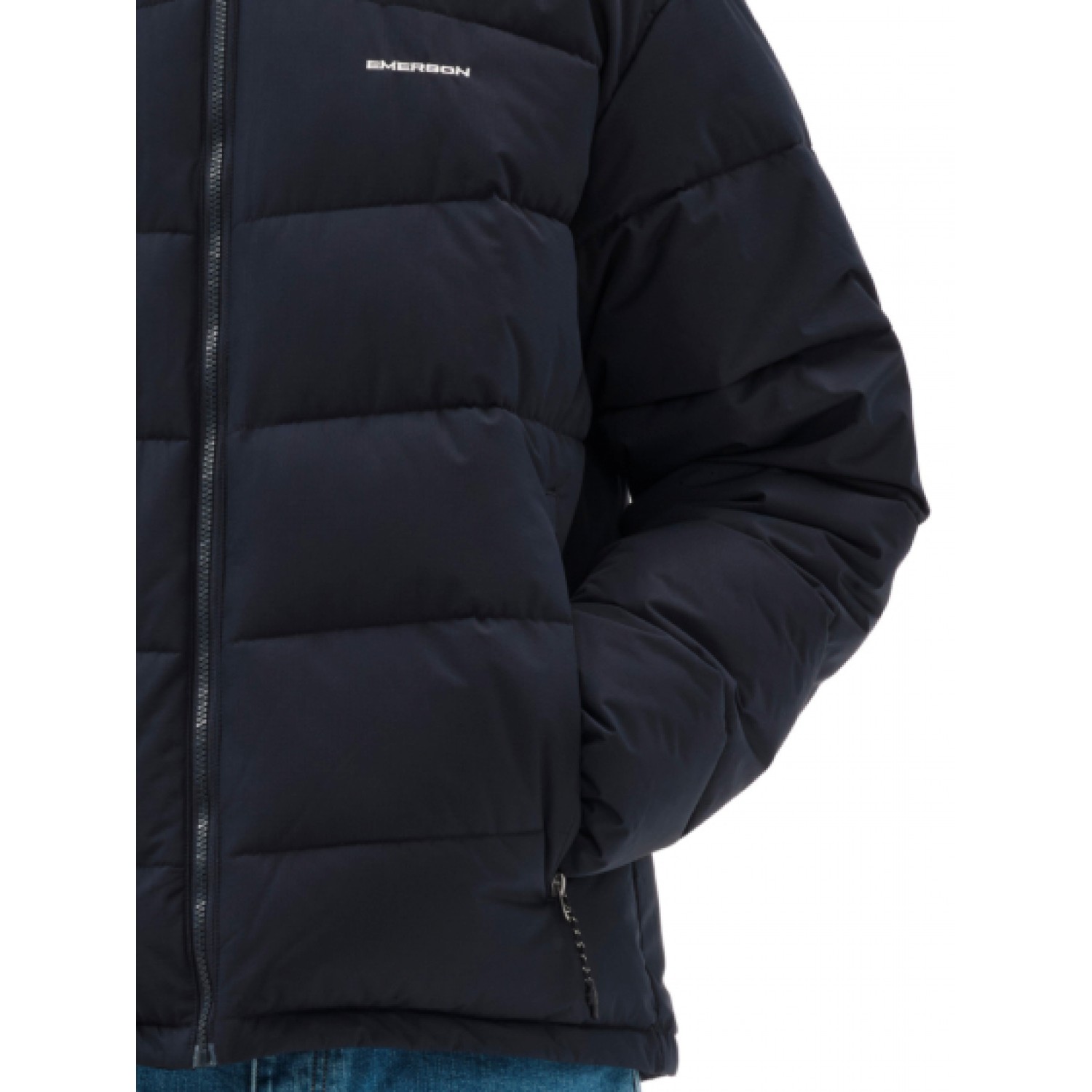 Emerson Ανδρικό Μπουφάν Puffer με κρυφή κουκούλα 232.EM10.71 Navy Blue
