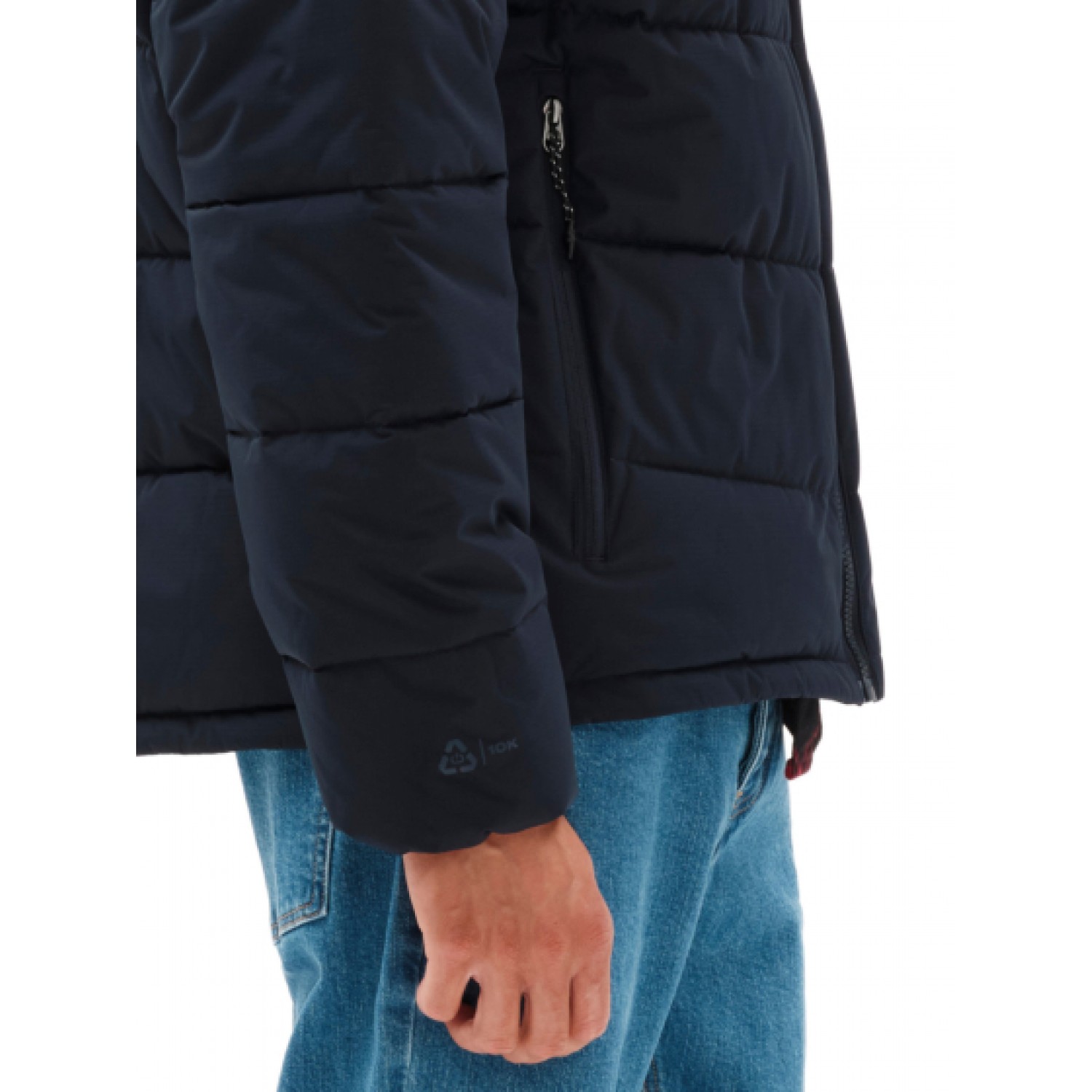 Emerson Ανδρικό Μπουφάν Puffer με κρυφή κουκούλα 232.EM10.71 Navy Blue