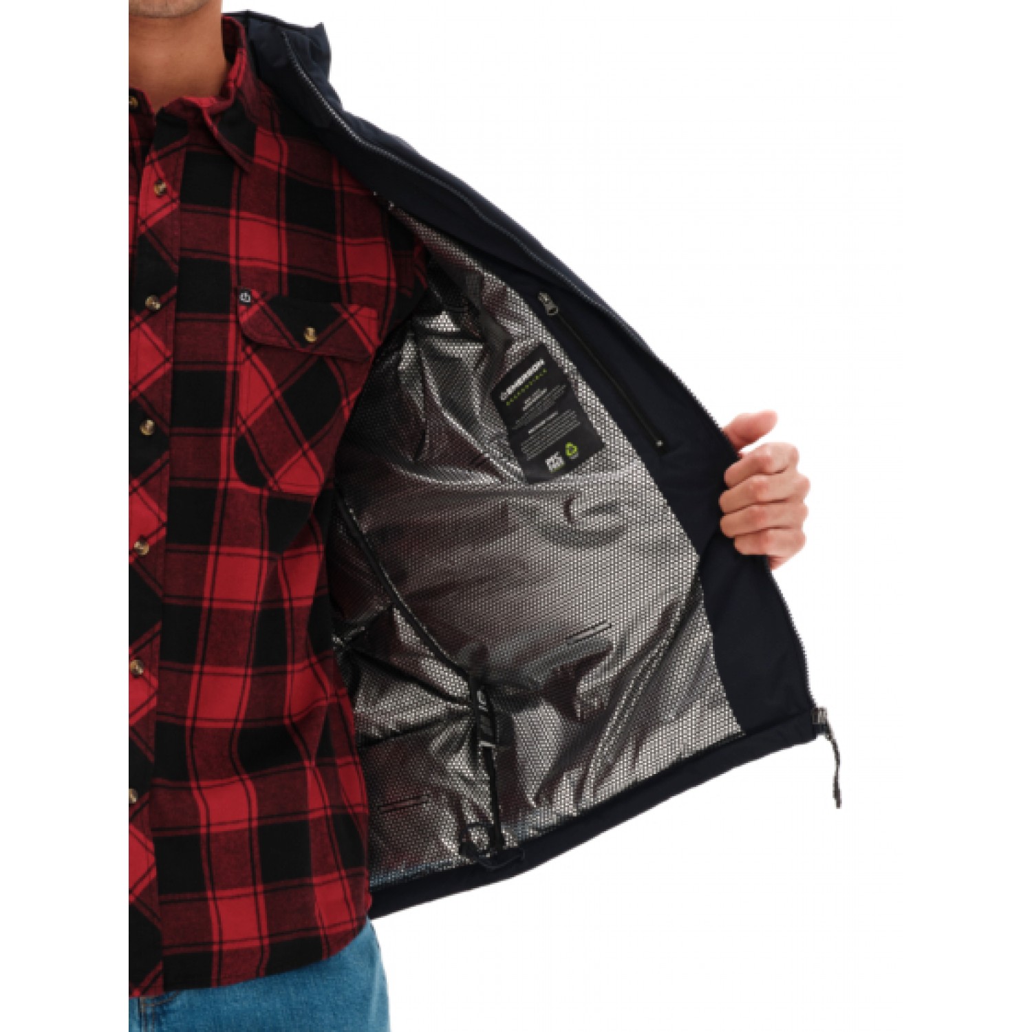 Emerson Ανδρικό Μπουφάν Puffer με κρυφή κουκούλα 232.EM10.71 Navy Blue