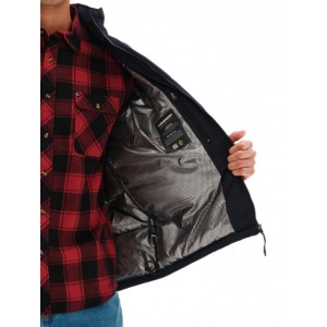 Emerson Ανδρικό Μπουφάν Puffer με κρυφή κουκούλα 232.EM10.71 Navy Blue