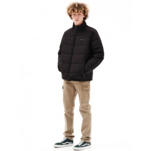 Emerson Ανδρικό Μπουφάν Puffer με κρυφή κουκούλα 232.EM10.71 Black