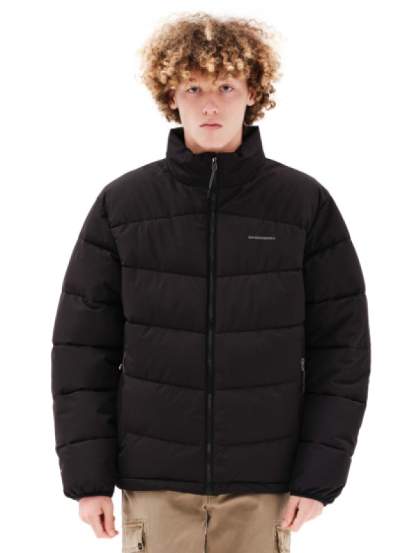 Emerson Ανδρικό Μπουφάν Puffer με κρυφή κουκούλα 232.EM10.71 Black