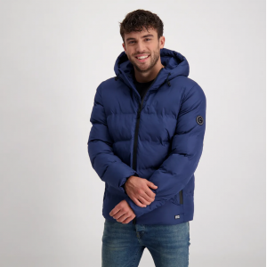 Ανδρικό μπουφάν Puffer για χειμώνα Cars Jeans 6497212 Blue
