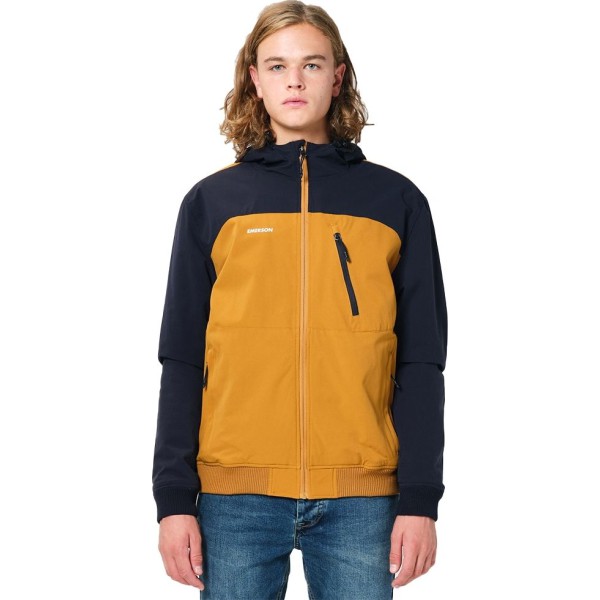  Emerson 202.EM10.127 Ανδρικό Μπουφάν Bomber για Άνοιξη Ochre / Navy Blue