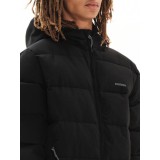 Emerson Ανδρικό Μπουφάν Puffer για Χειμώνα 222.EM10.145 ΜΑΥΡΟ 5