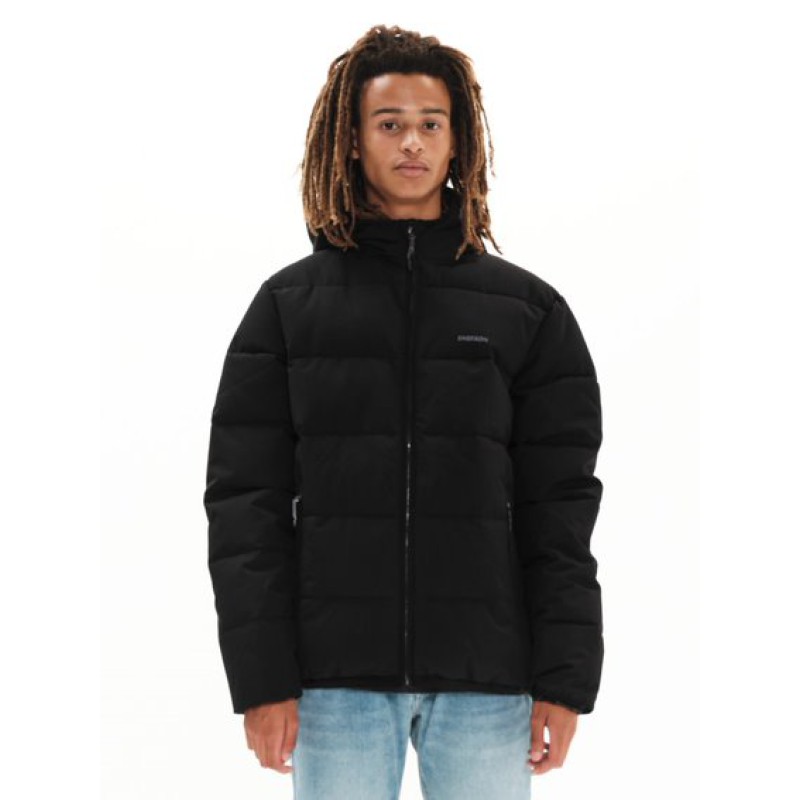 Emerson Ανδρικό Μπουφάν Puffer για Χειμώνα 222.EM10.145 ΜΑΥΡΟ Ανδρικά