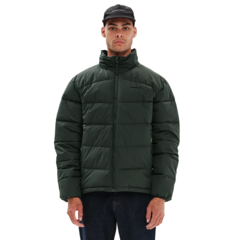 Emerson Ανδρικό Μπουφάν Puffer με κρυφή κουκούλα 232.EM10.71 Dark Green Ανδρικά
