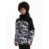 Emerson Ανδρικό Μπουφάν Puffer με κουκούλα 242.EM10.16 Ice/Black 6