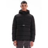 Emerson Ανδρικό Μπουφάν Puffer με αποσπώμενη κουκούλα 232.EM10.69 Black 1