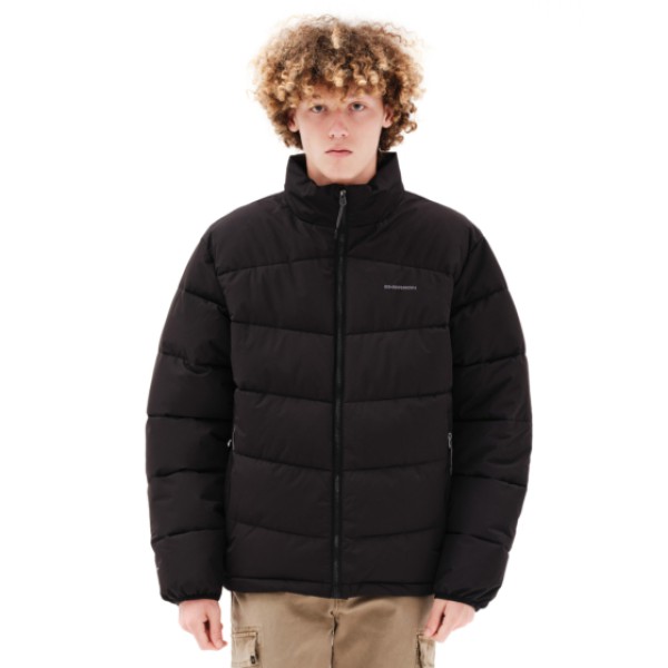 Emerson Ανδρικό Μπουφάν Puffer με κρυφή κουκούλα 232.EM10.71 Black