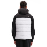Emerson Ανδρικό Αμάνικο Μπουφάν Puffer με Κουκούλα 232.EM10.95 Ice/Black Κανονική Εφαρμογή 2
