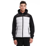 Emerson Ανδρικό Αμάνικο Μπουφάν Puffer με Κουκούλα 232.EM10.95 Ice/Black Κανονική Εφαρμογή 1