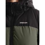 EMERSON ΑΝΔΡΙΚΟ ΑΜΑΝΙΚΟ ΜΠΟΥΦΑΝ PUFFER ΜΕ ΑΠΟΣΠΩΜΕΝΗ ΚΟΥΚΟΥΛΑ 252.EM10.77 PINE OLIVE/BLACK 6