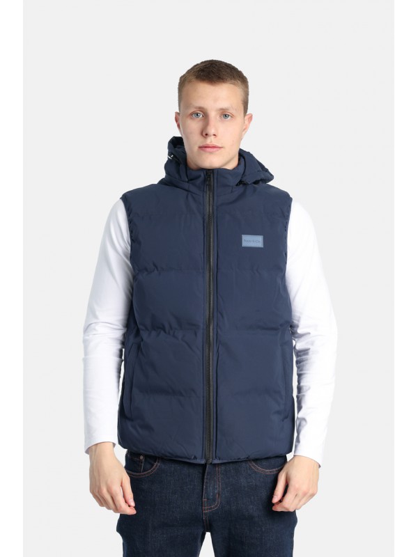 Life Style Butiken Ανδρικό Αμάνικο Μπουφάν LS12598222 Navy