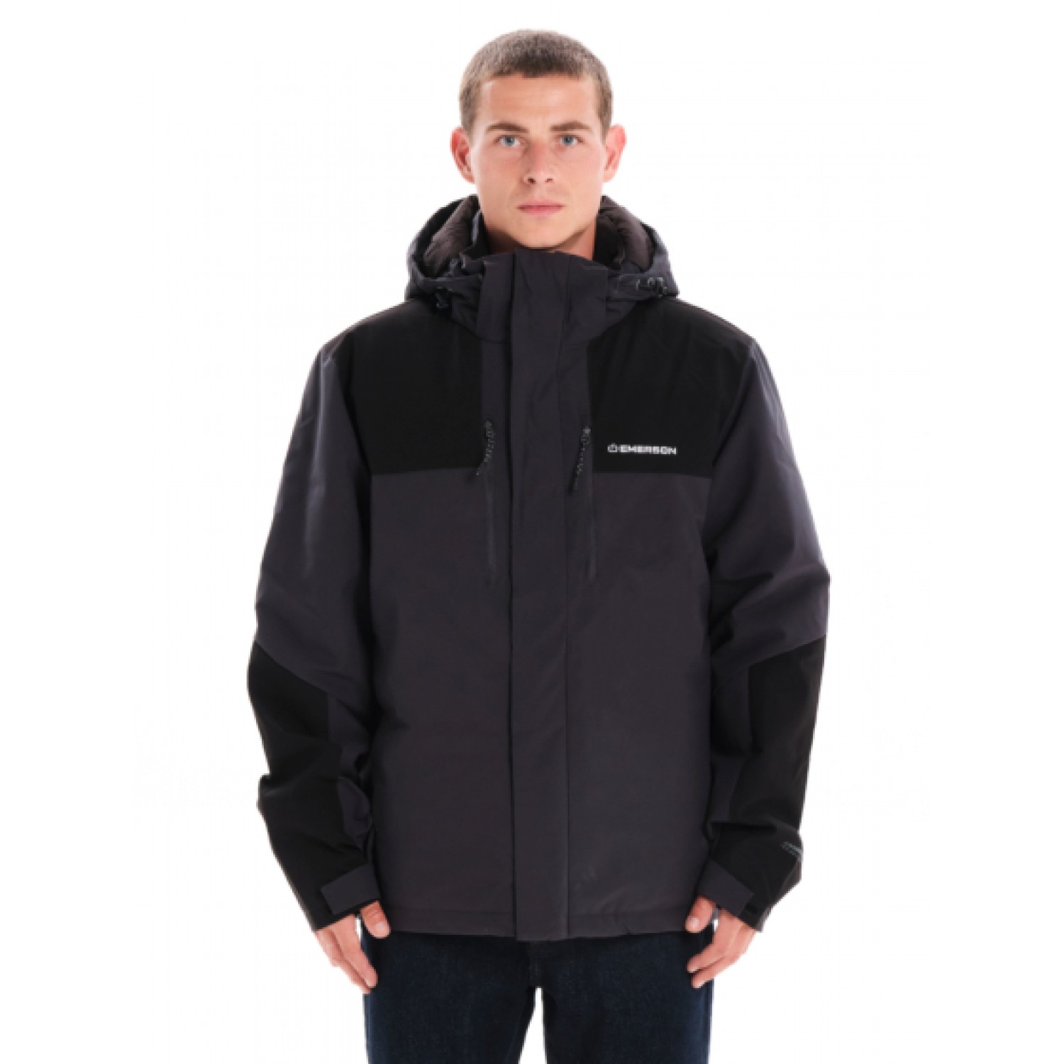 EMERSON ΑΝΔΡΙΚΟ ΜΠΟΥΦΑΝ ΜΕ ΚΟΥΚΟΥΛΑ 242.EM10.06 EBONY/BLACK