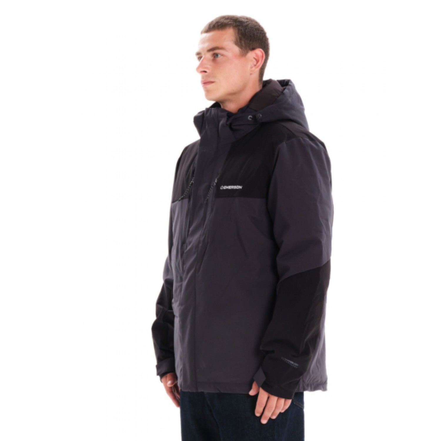 EMERSON ΑΝΔΡΙΚΟ ΜΠΟΥΦΑΝ ΜΕ ΚΟΥΚΟΥΛΑ 242.EM10.06 EBONY/BLACK