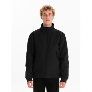 EMERSON ΑΝΔΡΙΚΟ ΜΠΟΥΦΑΝ BONDED BOMBER ΜΕ ΚΟΥΚΟΥΛΑ 252.EM10.65A Black