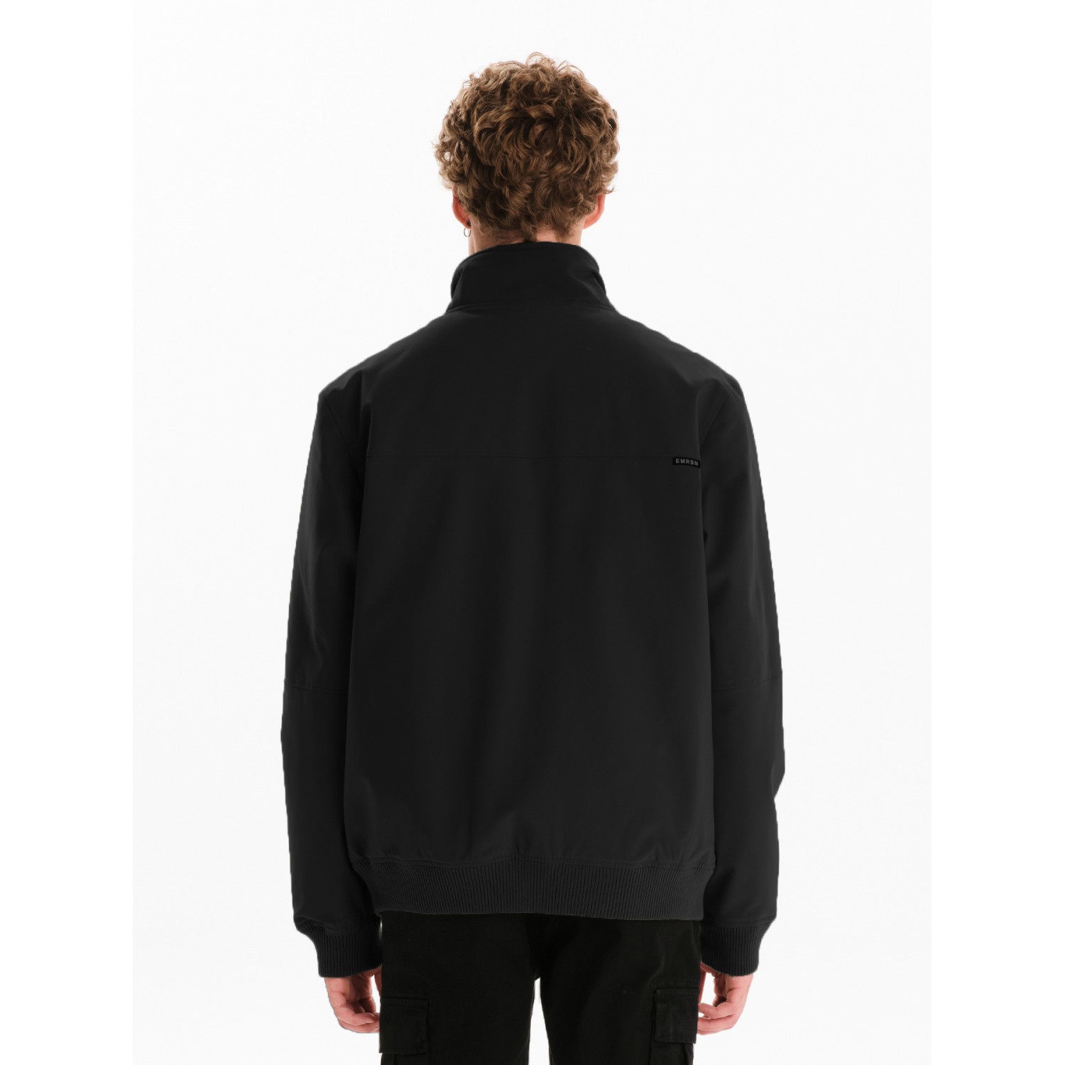 EMERSON ΑΝΔΡΙΚΟ ΜΠΟΥΦΑΝ BONDED BOMBER ΜΕ ΚΟΥΚΟΥΛΑ 252.EM10.65A Black