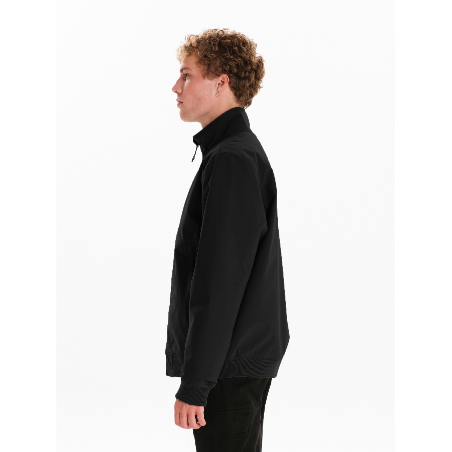 EMERSON ΑΝΔΡΙΚΟ ΜΠΟΥΦΑΝ BONDED BOMBER ΜΕ ΚΟΥΚΟΥΛΑ 252.EM10.65A Black