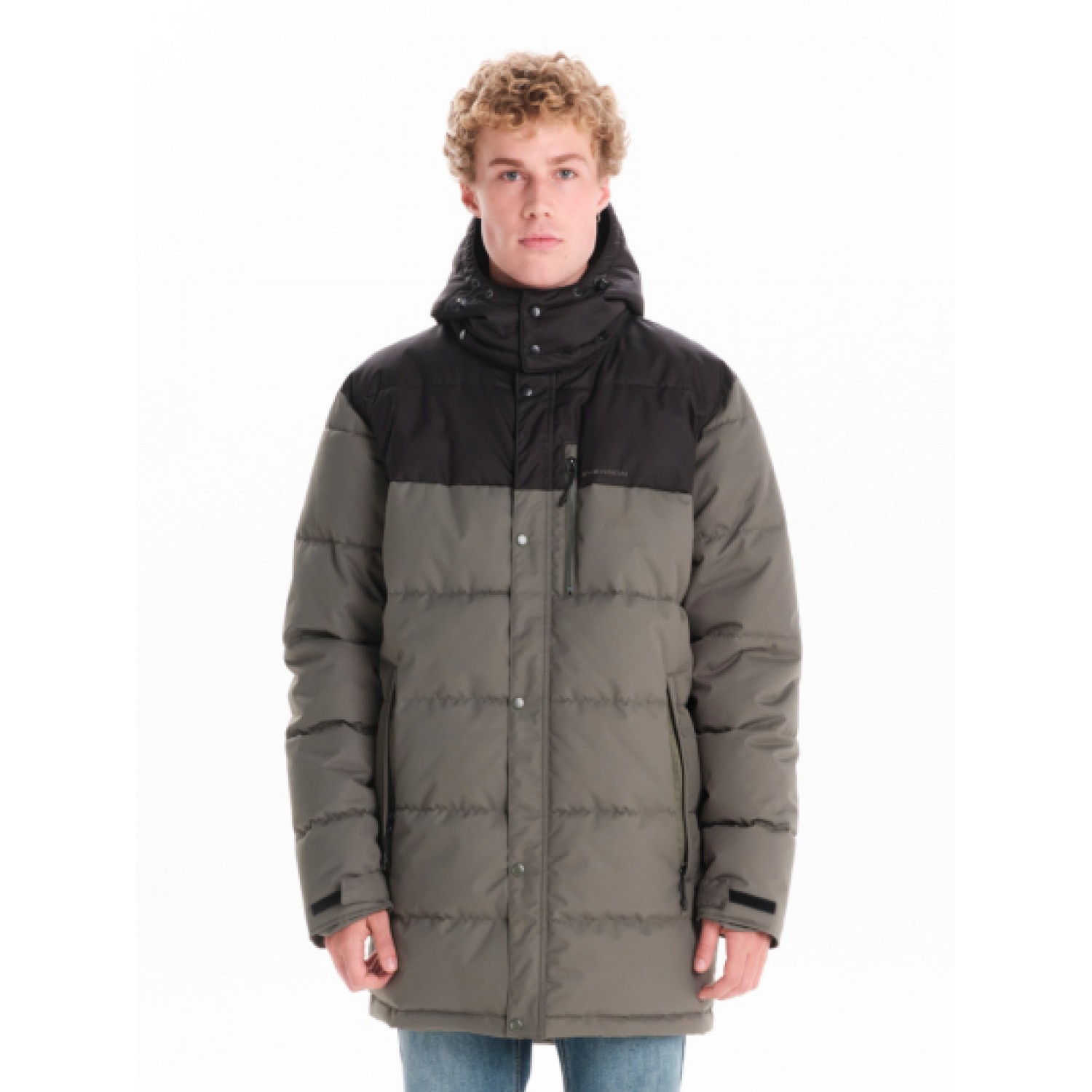 EMERSON ΑΝΔΡΙΚΟ ΜΠΟΥΦΑΝ PUFFER ΜΕ ΚΟΥΚΟΥΛΑ 242.EM10.68 OLIVE/BLACK