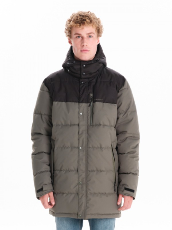 EMERSON ΑΝΔΡΙΚΟ ΜΠΟΥΦΑΝ PUFFER ΜΕ ΚΟΥΚΟΥΛΑ 242.EM10.68 OLIVE/BLACK