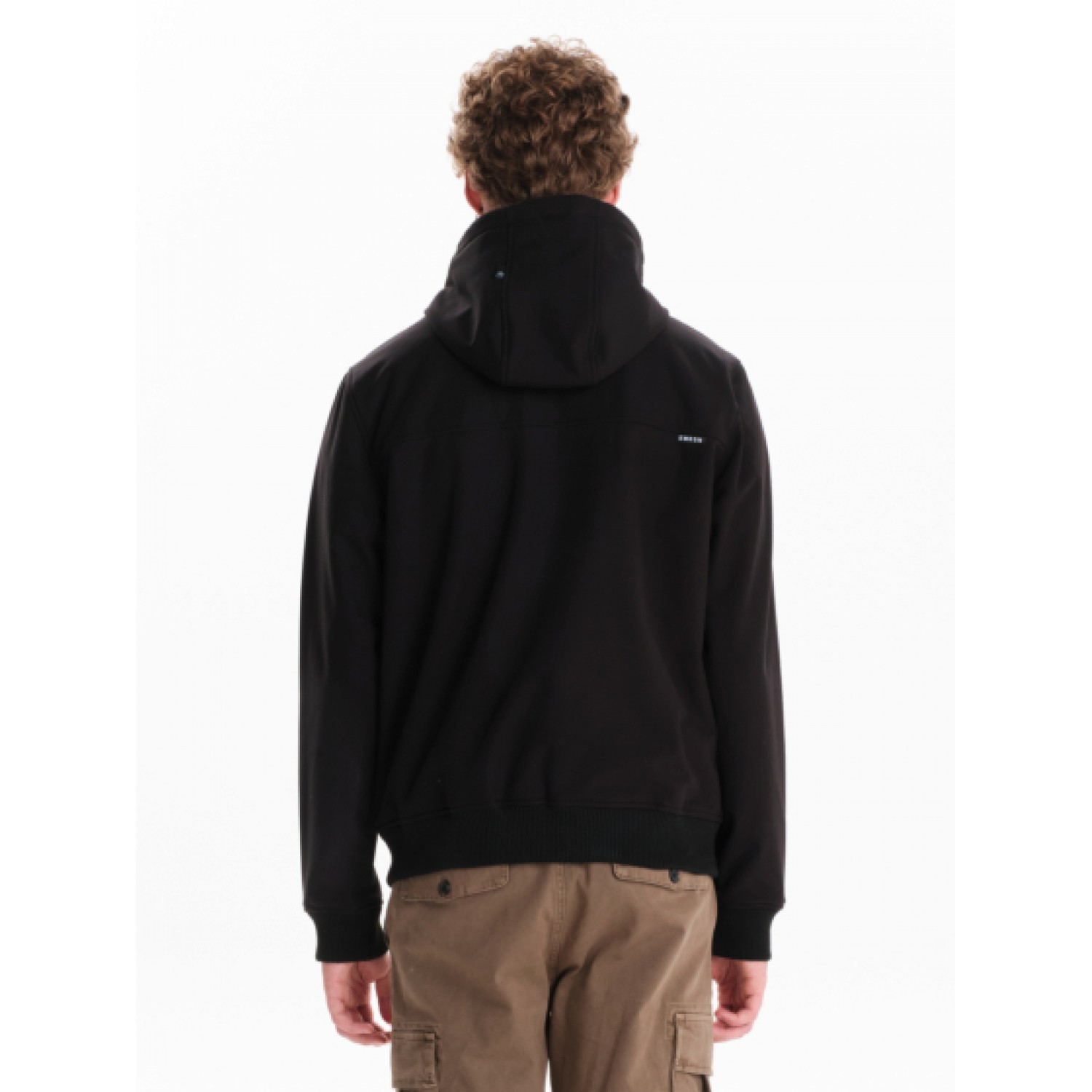 EMERSON ΑΝΔΡΙΚΟ ΜΠΟΥΦΑΝ BONDED BOMBER ΜΕ ΚΟΥΚΟΥΛΑ 242.EM11.65 Black