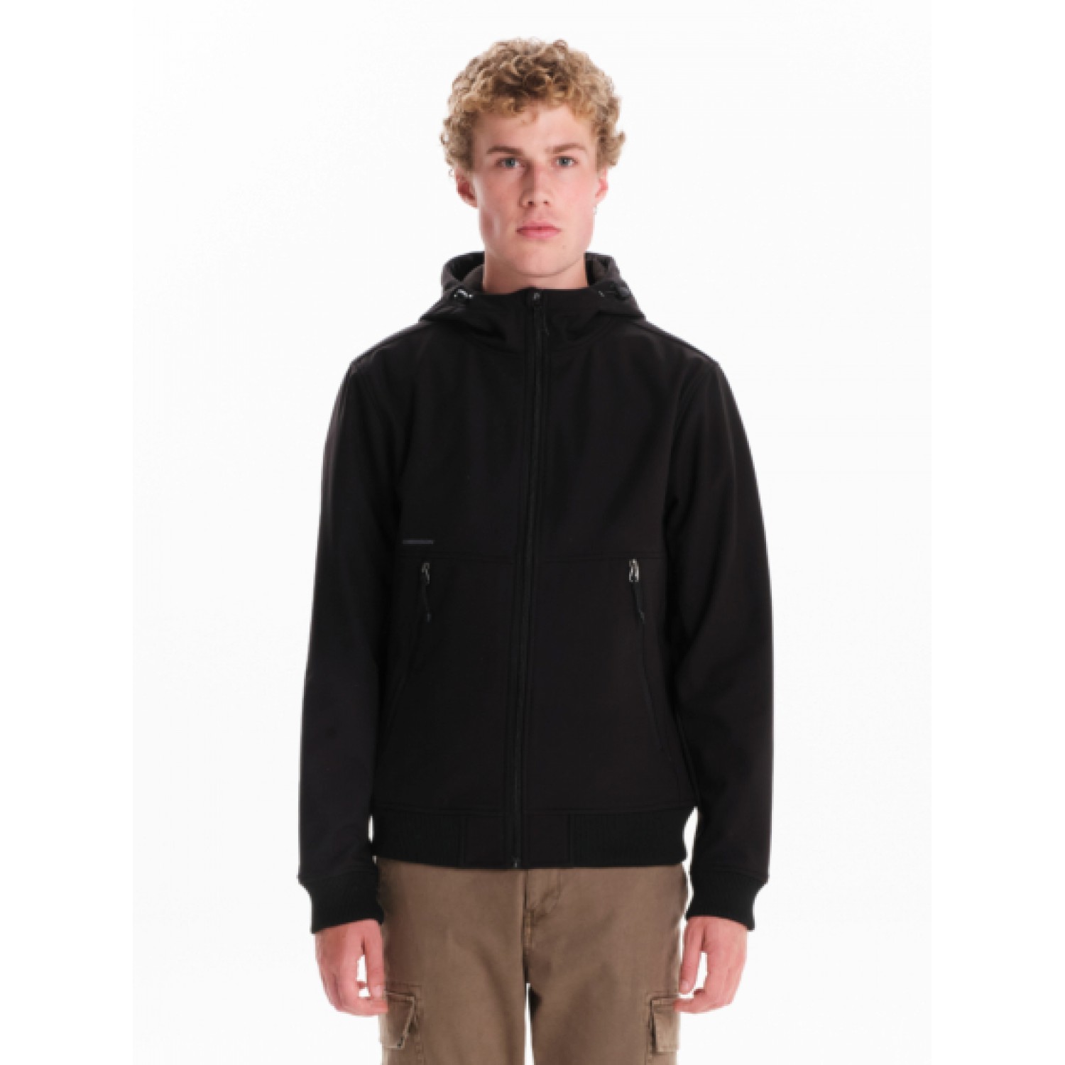 EMERSON ΑΝΔΡΙΚΟ ΜΠΟΥΦΑΝ BONDED BOMBER ΜΕ ΚΟΥΚΟΥΛΑ 242.EM11.65 Black