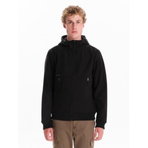 EMERSON ΑΝΔΡΙΚΟ ΜΠΟΥΦΑΝ BONDED BOMBER ΜΕ ΚΟΥΚΟΥΛΑ 242.EM11.65 Black