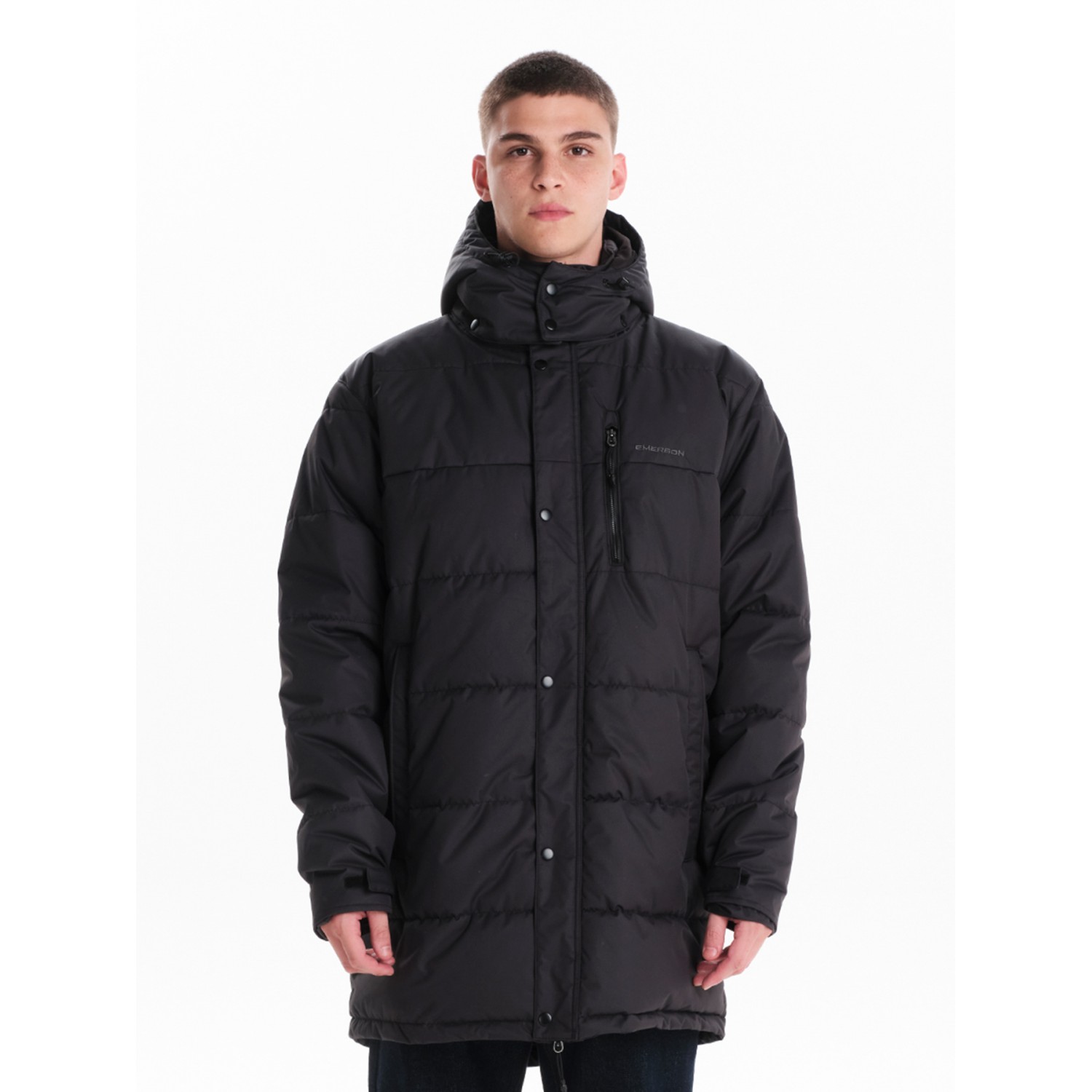 EMERSON ΑΝΔΡΙΚΟ ΜΠΟΥΦΑΝ PUFFER ΜΕ ΚΟΥΚΟΥΛΑ 242.EM10.68 Black