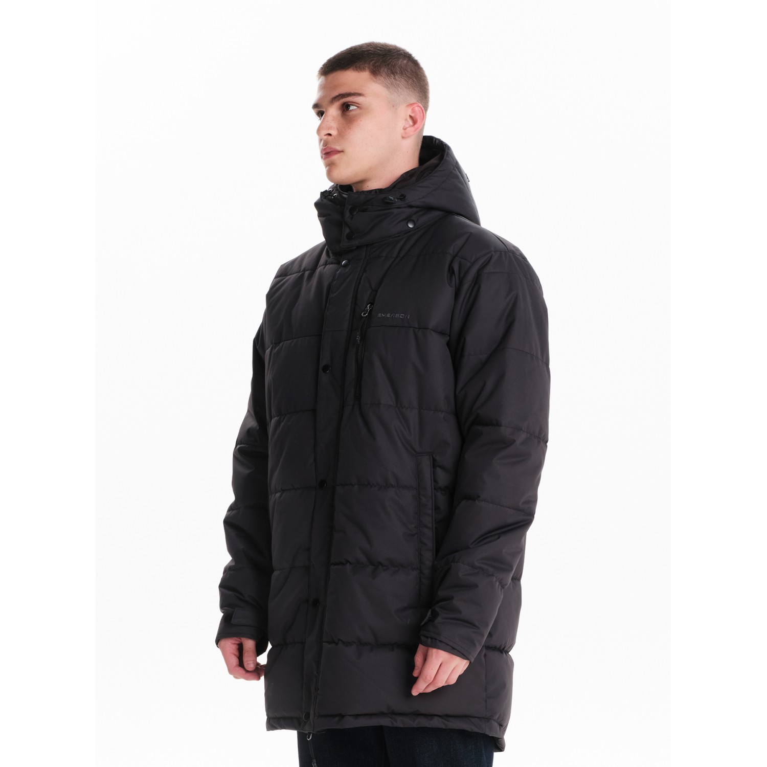 EMERSON ΑΝΔΡΙΚΟ ΜΠΟΥΦΑΝ PUFFER ΜΕ ΚΟΥΚΟΥΛΑ 242.EM10.68 Black