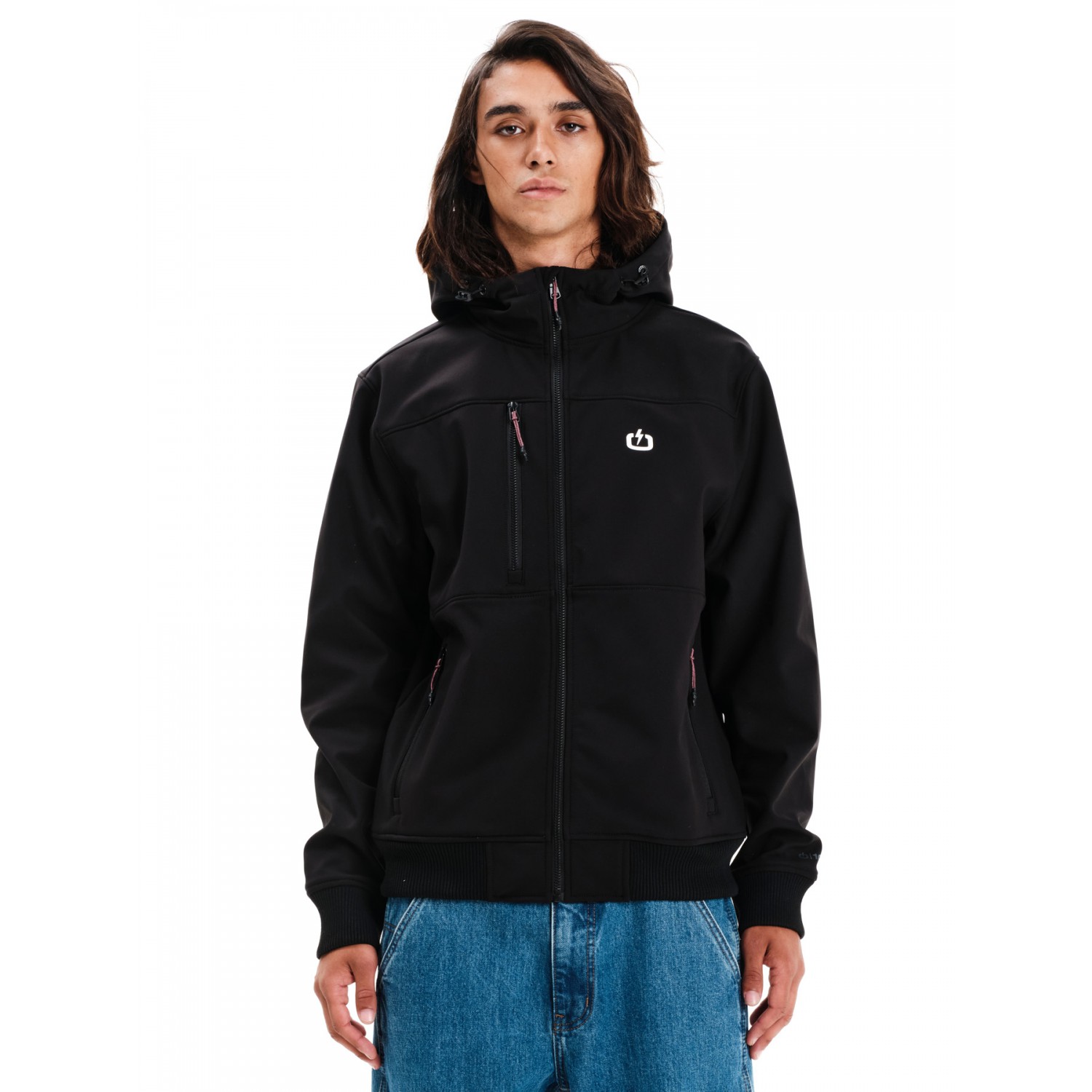 EMERSON ΑΝΔΡΙΚΟ BONDED BOMBER ΜΠΟΥΦΑΝ ΜΕ ΚΟΥΚΟΥΛΑ 252.EM11.37 Black