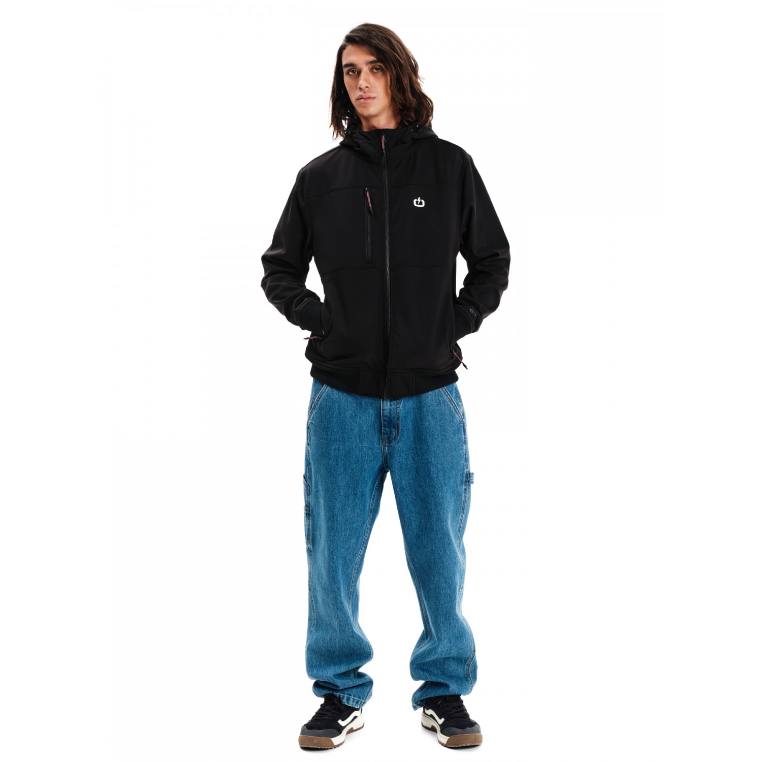 EMERSON ΑΝΔΡΙΚΟ BONDED BOMBER ΜΠΟΥΦΑΝ ΜΕ ΚΟΥΚΟΥΛΑ 252.EM11.37 Black