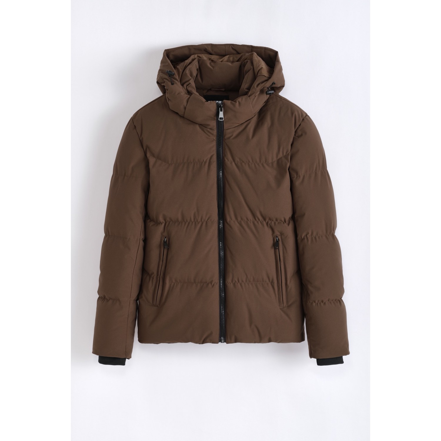 Life Style Butiken Ανδρικό Μπουφάν Bomber με αφαιρούμενη κουκούλα LS17018 Καφέ