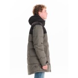 EMERSON ΑΝΔΡΙΚΟ ΜΠΟΥΦΑΝ PUFFER ΜΕ ΚΟΥΚΟΥΛΑ 242.EM10.68 OLIVE/BLACK 4