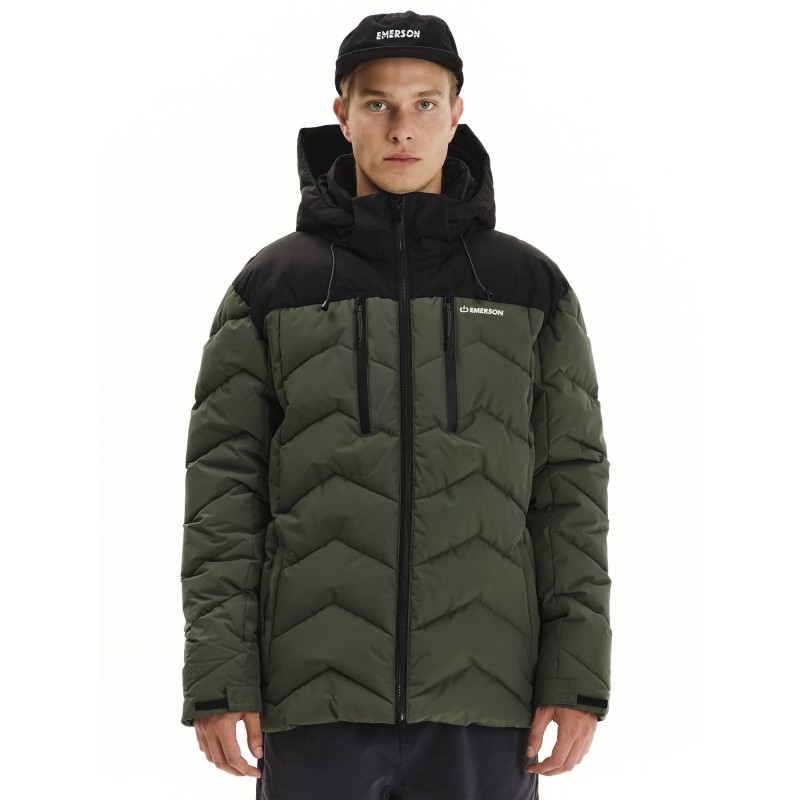 EMERSON ΑΝΔΡΙΚΟ ΜΠΟΥΦΑΝ PUFFER ΜΕ ΑΠΟΣΠΩΜΕΝΗ ΚΟΥΚΟΥΛΑ 252.EM10.23 PINE OLIVE/BLACK Ανδρικά