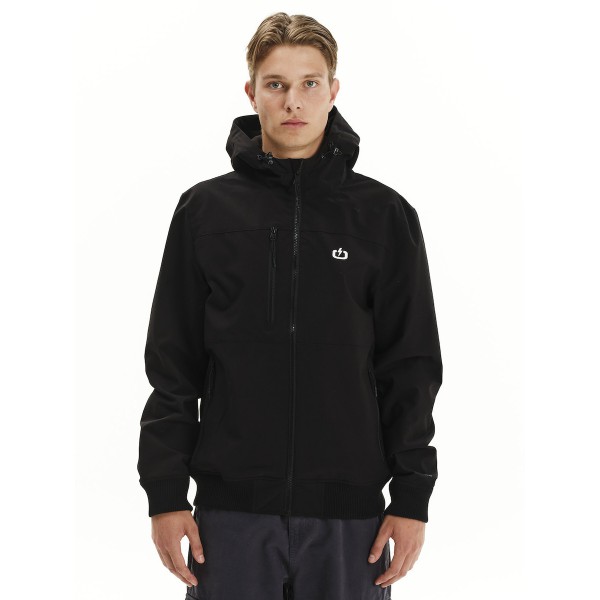 EMERSON ΑΝΔΡΙΚΟ ΜΠΟΥΦΑΝ BOMBER ΜΕ ΚΟΥΚΟΥΛΑ 252.EM10.37 BLACK