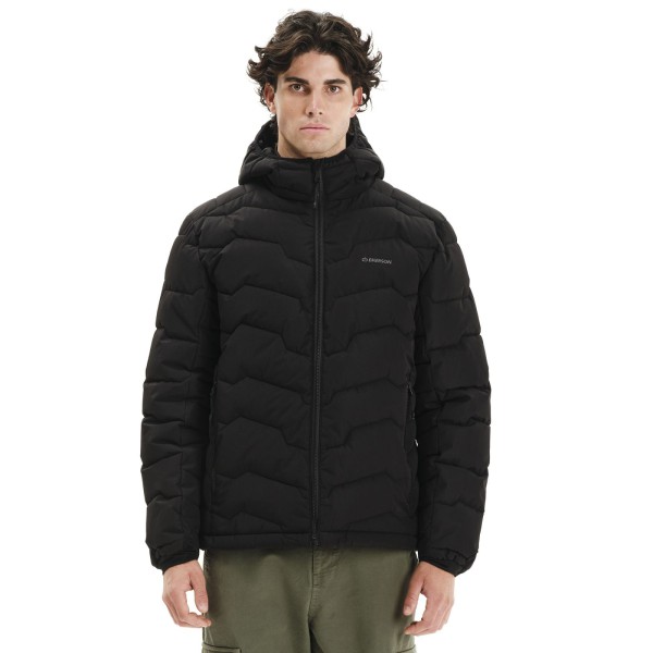 EMERSON ΑΝΔΡΙΚΟ ΜΠΟΥΦΑΝ PUFFER ΜΕ ΚΟΥΚΟΥΛΑ 252.EM10.56 Black