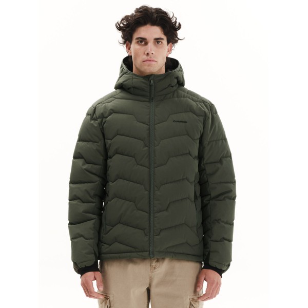 EMERSON ΑΝΔΡΙΚΟ ΜΠΟΥΦΑΝ PUFFER ΜΕ ΚΟΥΚΟΥΛΑ 252.EM10.56 PINE OLIVE