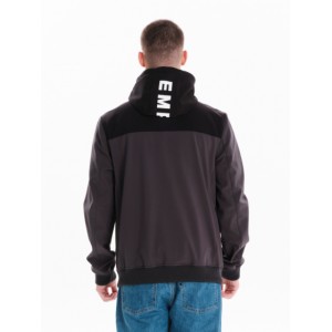 EMERSON ΑΝΔΡΙΚΟ ΜΠΟΥΦΑΝ BONDED ΜΕ ΚΟΥΚΟΥΛΑ 242.EM11.10 D.GREY/BLACK