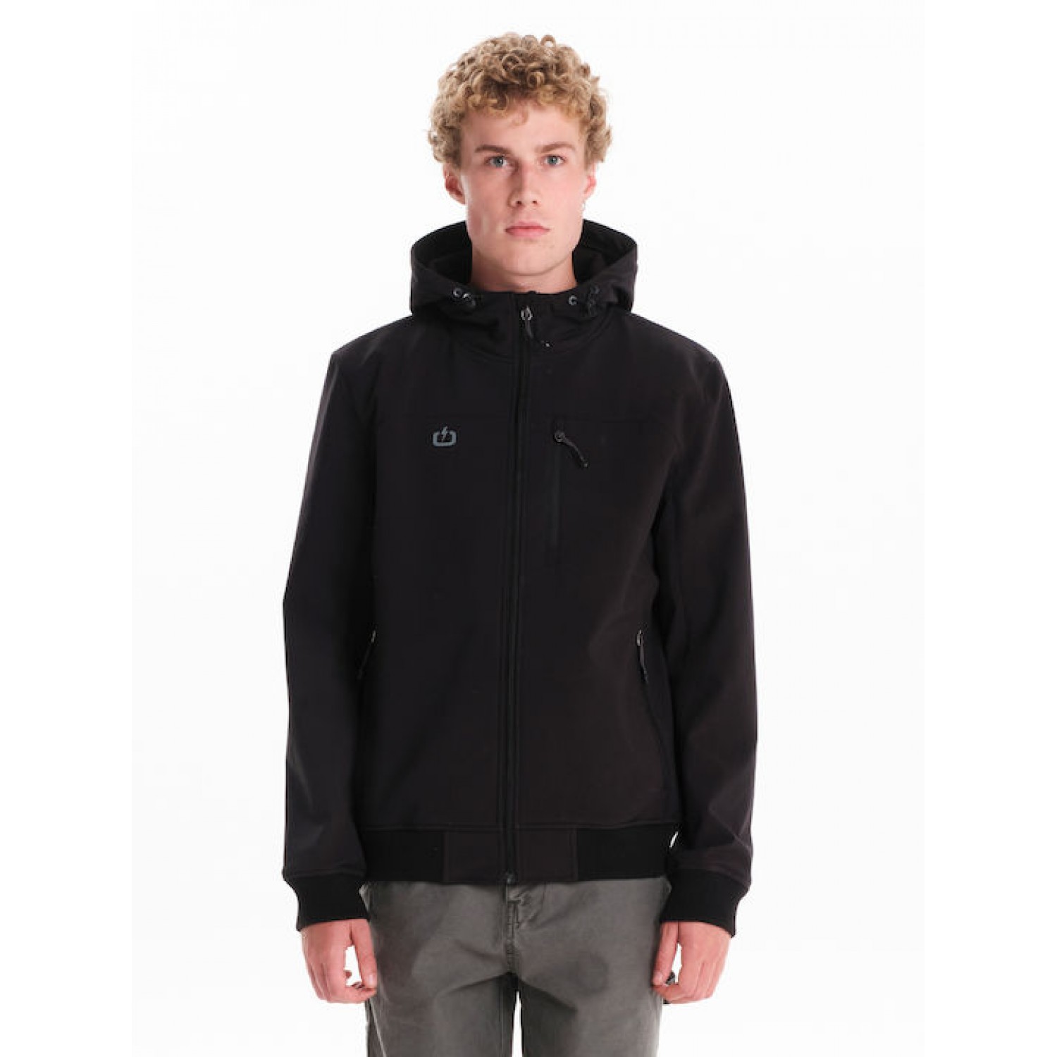 EMERSON ΑΝΔΡΙΚΟ ΜΠΟΥΦΑΝ BONDED ΜΕ ΚΟΥΚΟΥΛΑ 242.EM11.10 Black