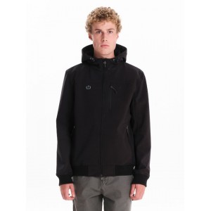 EMERSON ΑΝΔΡΙΚΟ ΜΠΟΥΦΑΝ BONDED ΜΕ ΚΟΥΚΟΥΛΑ 242.EM11.10 Black