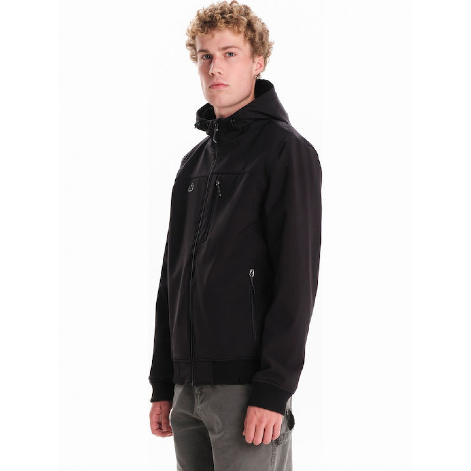 EMERSON ΑΝΔΡΙΚΟ ΜΠΟΥΦΑΝ BONDED ΜΕ ΚΟΥΚΟΥΛΑ 242.EM11.10 Black