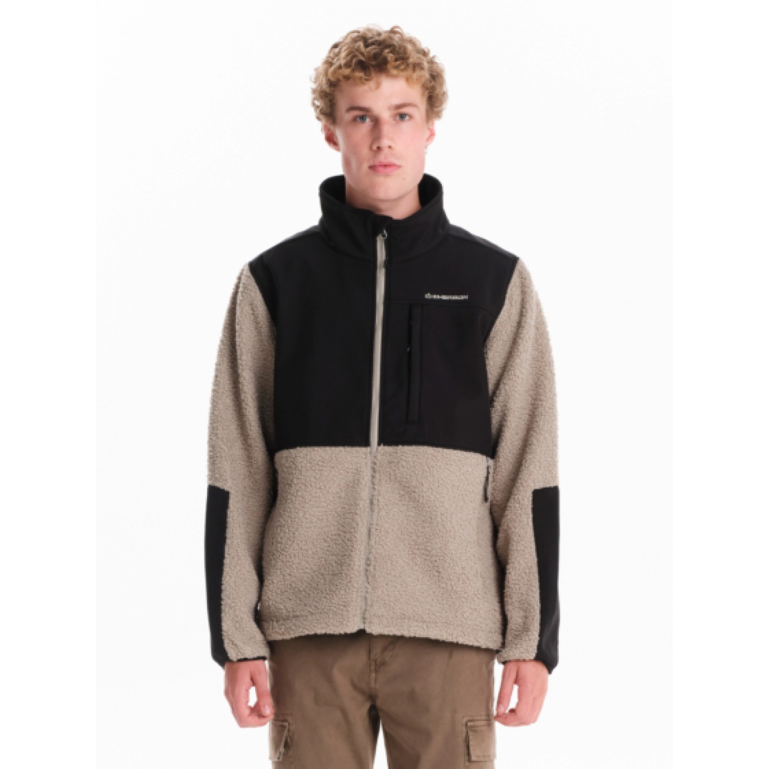 EMERSON ΑΝΔΡΙΚΟ ΜΠΟΥΦΑΝ BONDED SHERPA 2 ΣΤΡΩΣΕΩΝ 242.EM11.21 MILKY WHITE/BLACK 