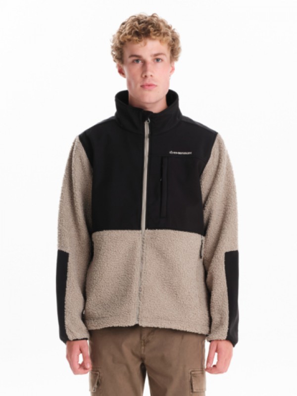 EMERSON ΑΝΔΡΙΚΟ ΜΠΟΥΦΑΝ BONDED SHERPA 2 ΣΤΡΩΣΕΩΝ 242.EM11.21 MILKY WHITE/BLACK 