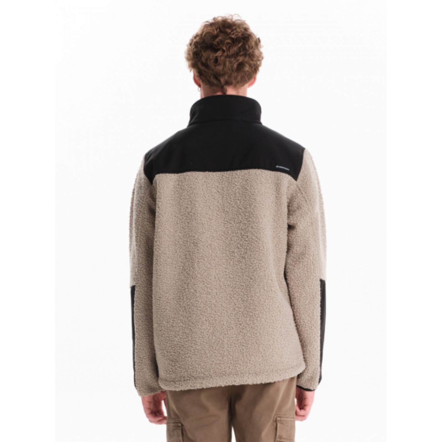 EMERSON ΑΝΔΡΙΚΟ ΜΠΟΥΦΑΝ BONDED SHERPA 2 ΣΤΡΩΣΕΩΝ 242.EM11.21 MILKY WHITE/BLACK 