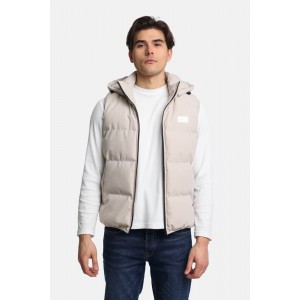 Life Style Butiken Ανδρικό Αμάνικο Μπουφάν LS12498210 Εκρού